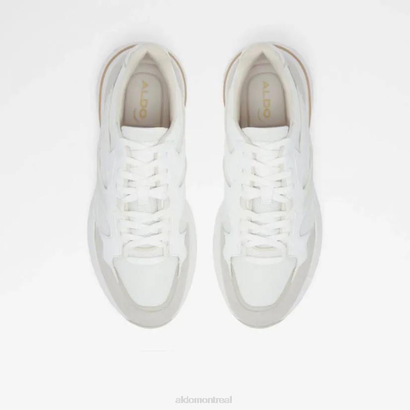 Aldo france chaussures homme VD8R6333 Aldo Luno baskets à lacets pour hommes mode blanc