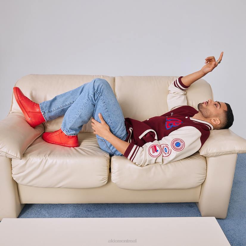 Aldo france sac VD8R11027 Aldo sneaker montante brauerr rouge à la mode