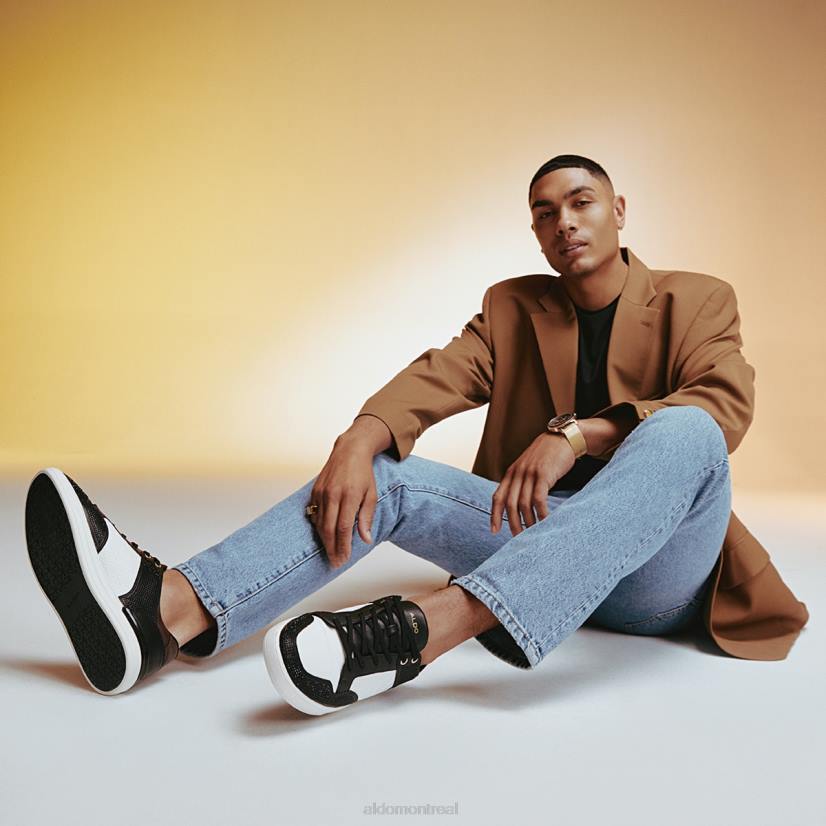 Aldo france sac VD8R11032 Aldo lauder sneaker basse mode noir synthétique brillant