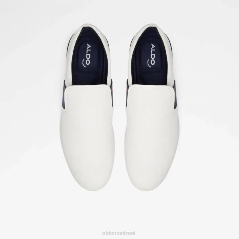 Aldo france sac VD8R5517 Aldo sneaker à enfiler pour hommes à bossoir blanc à la mode