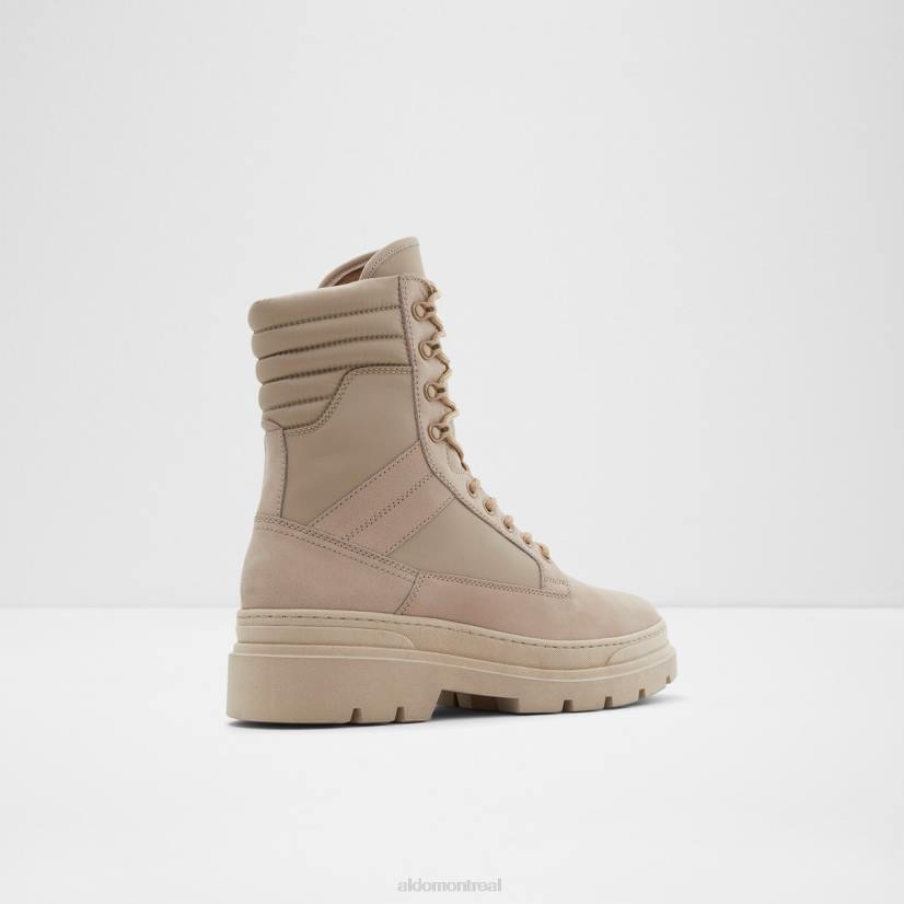 Aldo footwear VD8R4489 Aldo Mode nouveauté champ bottes à lacets semelle à crampons beige clair