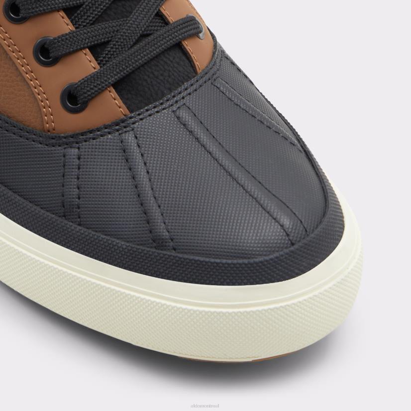 Aldo footwear sale VD8R10880 Aldo Nouveauté Snowmass baskets basses semelle coupe cognac mode