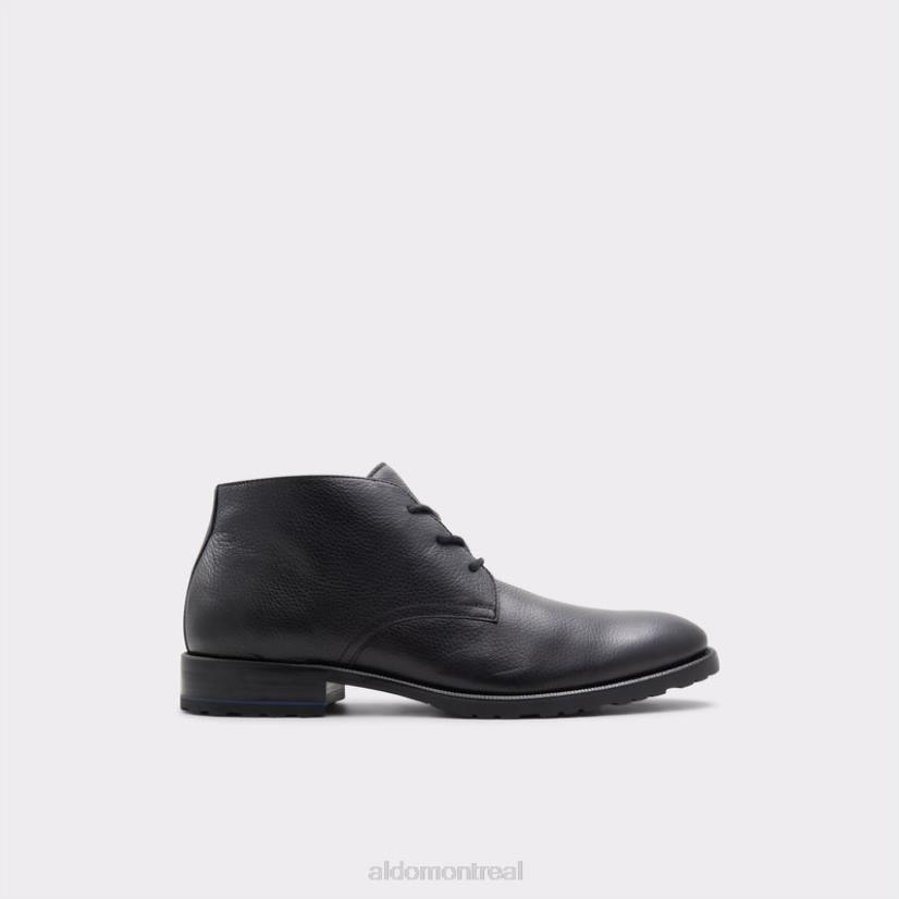 Aldo footwear sale VD8R1865 Aldo mode dwohaloth cuir noir lisse