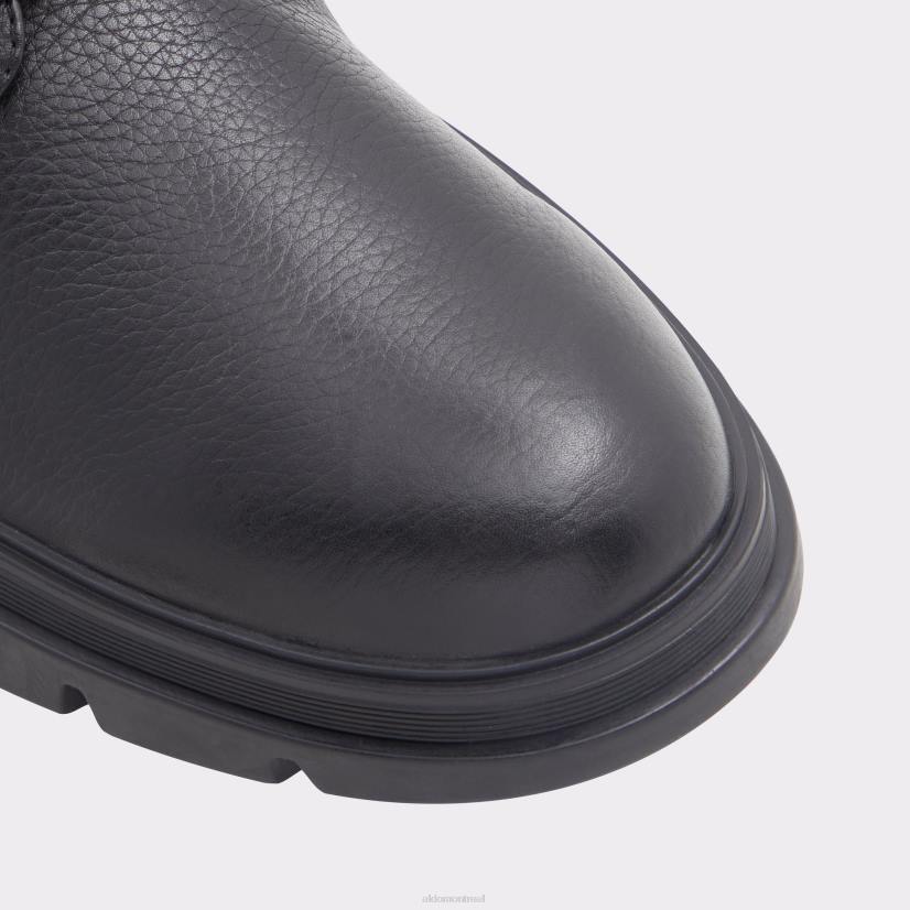 Aldo france chaussures homme VD8R1868 Aldo graveldiver mode cuir noir lisse
