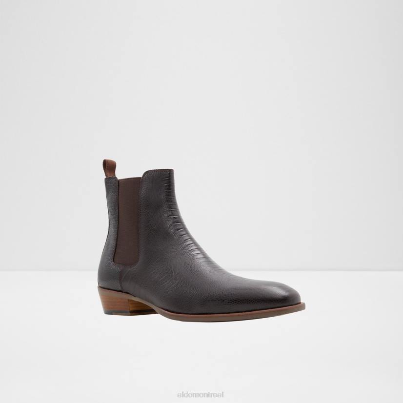 Aldo france chaussures homme VD8R4428 Aldo Bottines chelsea priawyn marron foncé à la mode, nouvelle collection