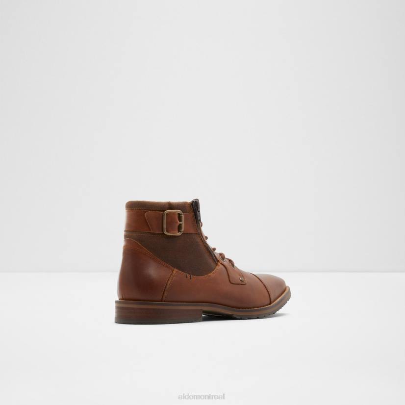 Aldo france chaussures homme VD8R4573 Aldo botte à lacets mode cognac jaxyn