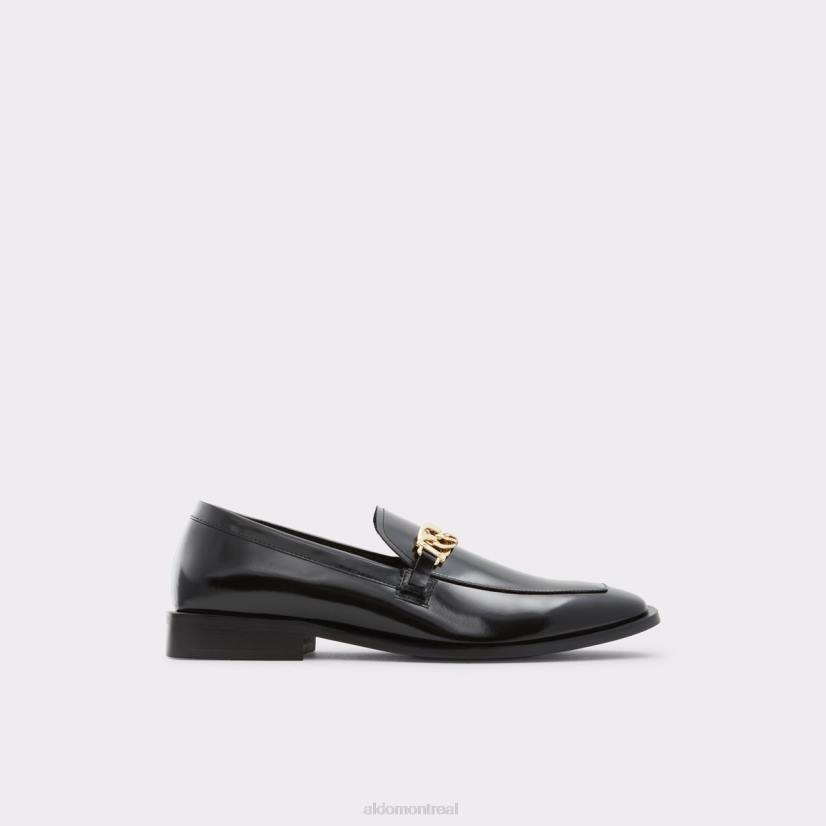 Aldo footwear sale VD8R11040 Aldo mocassin suavo mode cuir lisse noir
