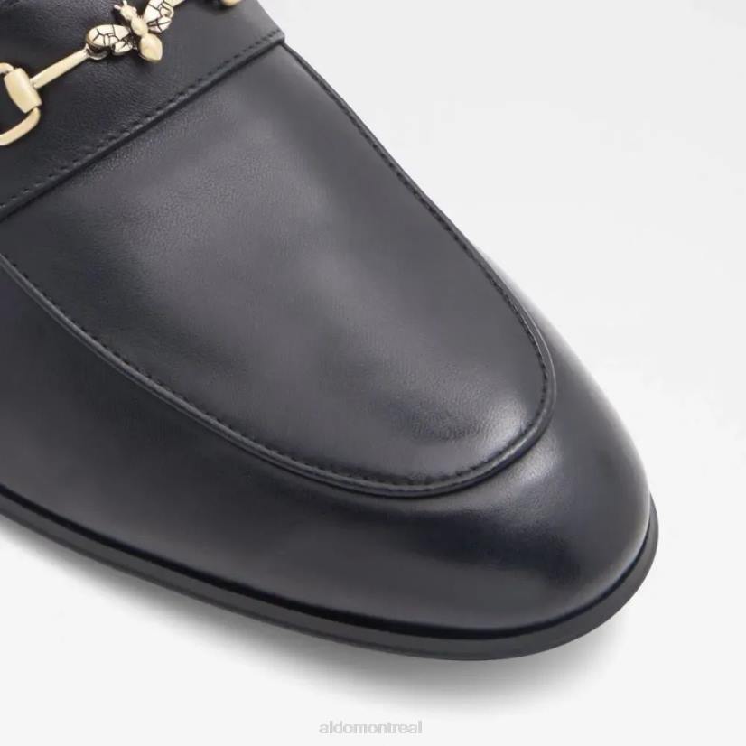 Aldo footwear sale VD8R5555 Aldo Mocassins à enfiler noirs Fashion Harrow pour hommes