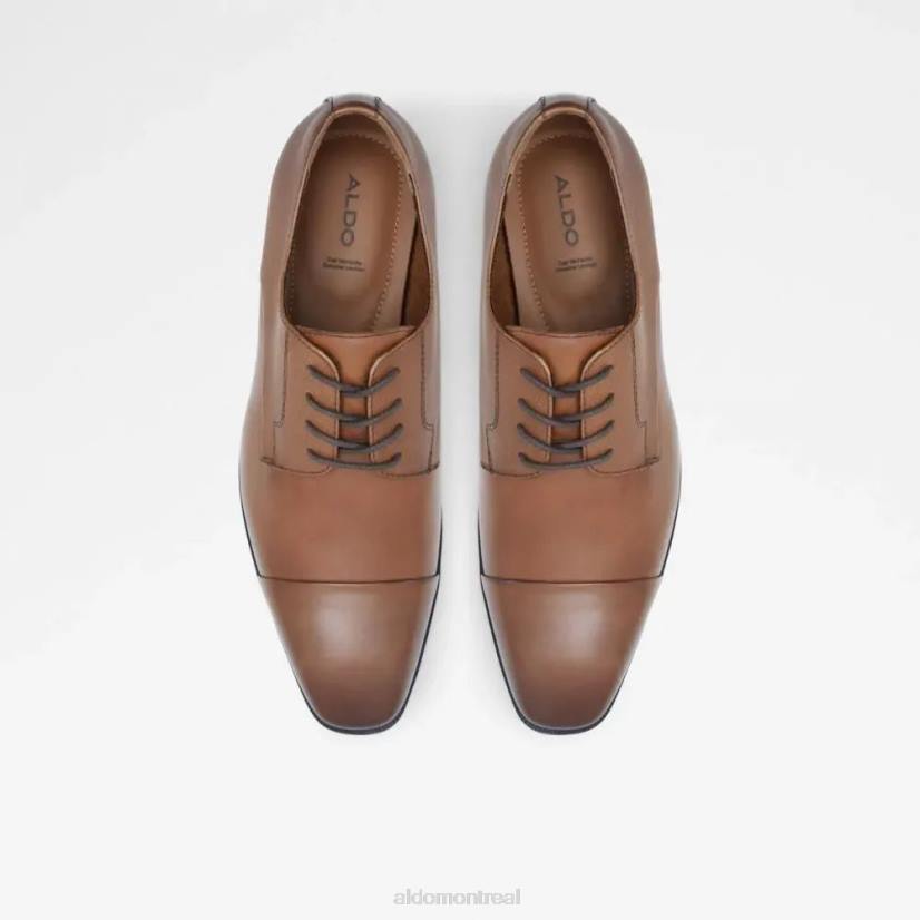Aldo france VD8R5551 Aldo Rothko chaussures habillées à lacets pour hommes mode cognac