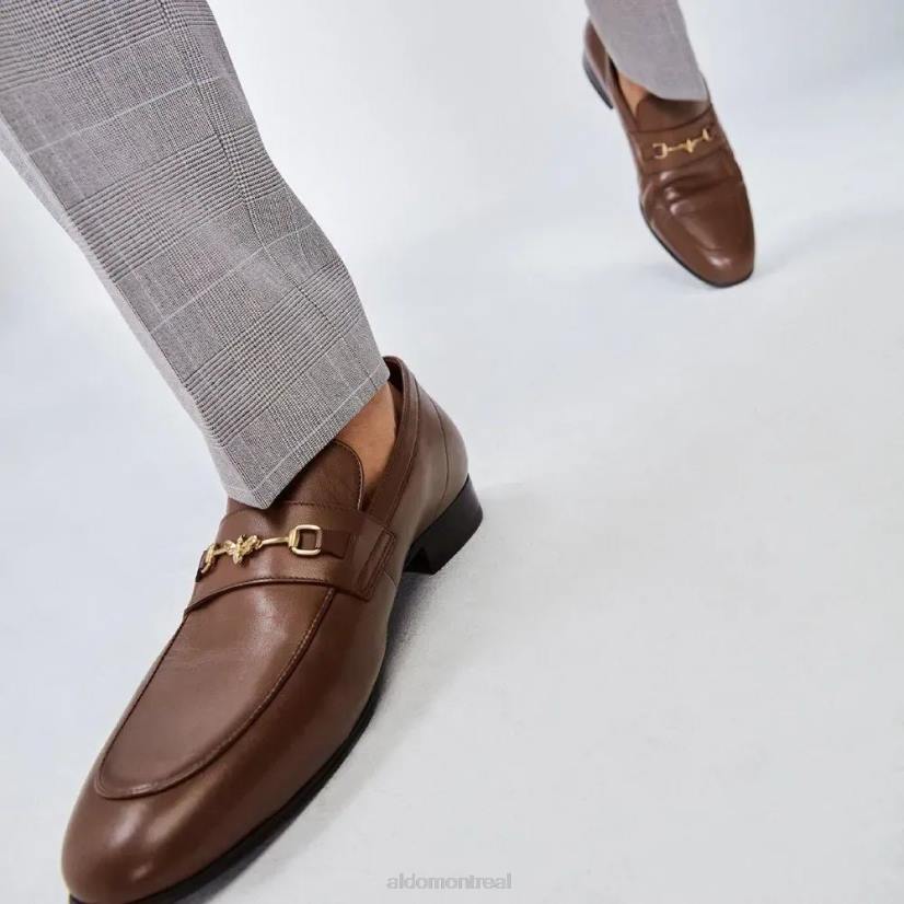 Aldo france VD8R5556 Aldo Cognac Fashion Harrow Mocassins à enfiler pour homme
