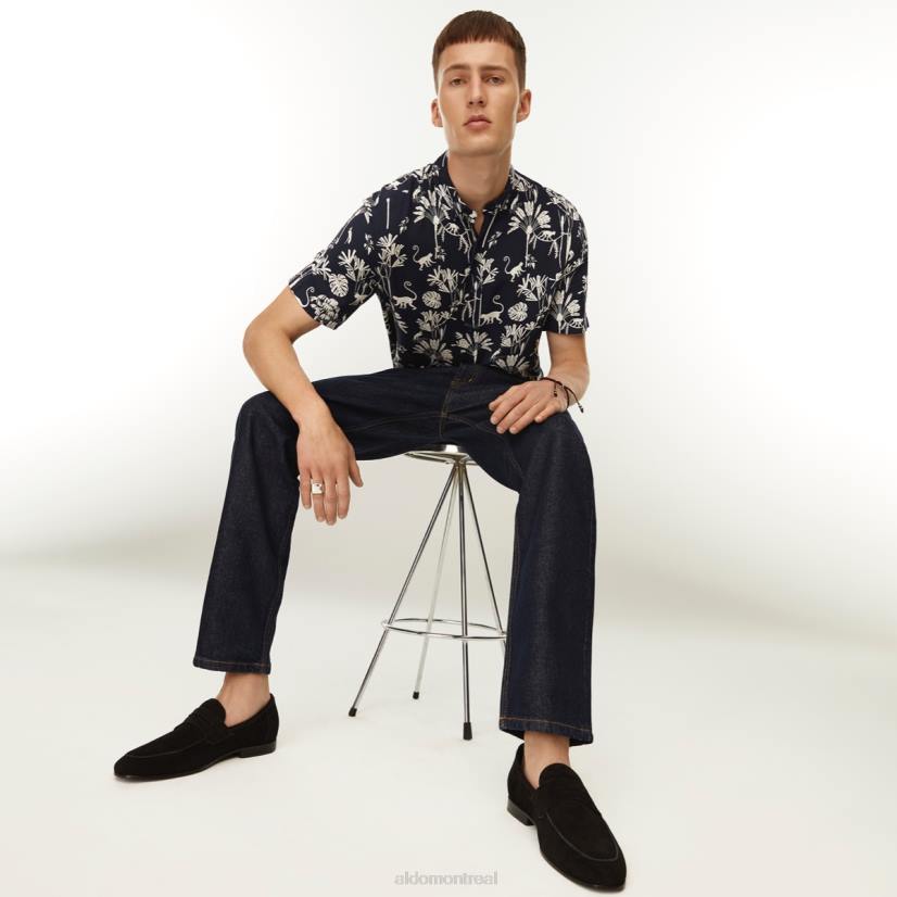 Aldo france chaussures homme VD8R10843 Aldo mocassin gallois de mode noir