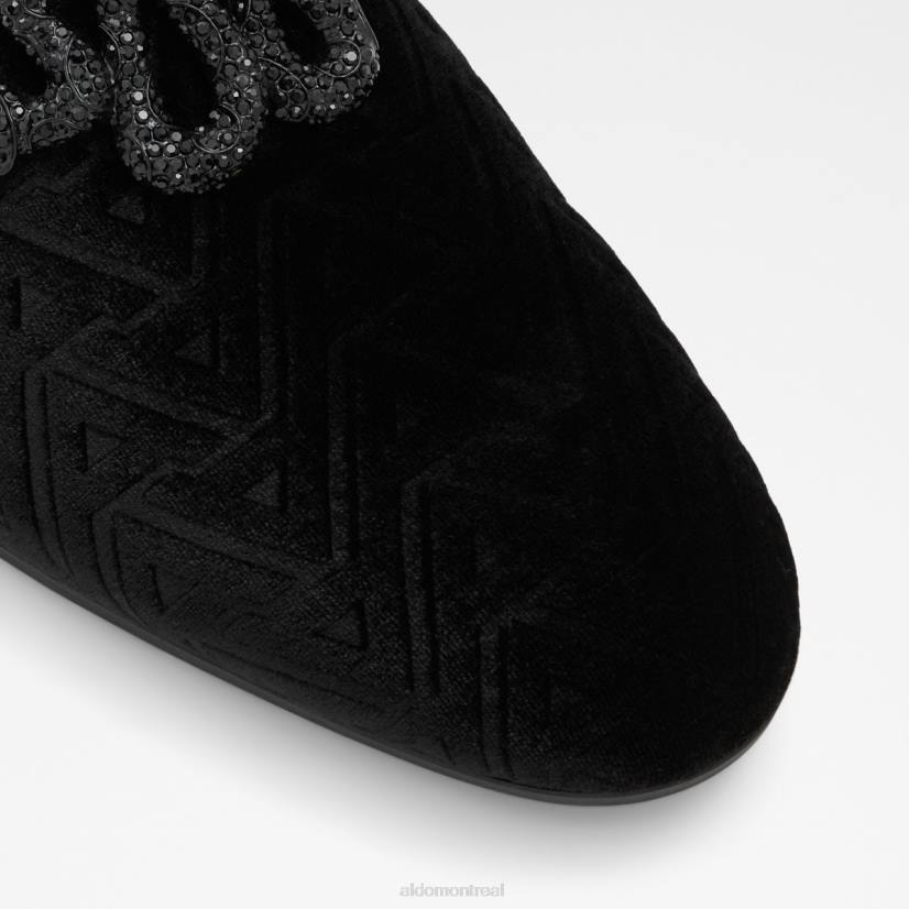 Aldo france chaussures homme VD8R4578 Aldo squamo mocassin mode noir textile velours