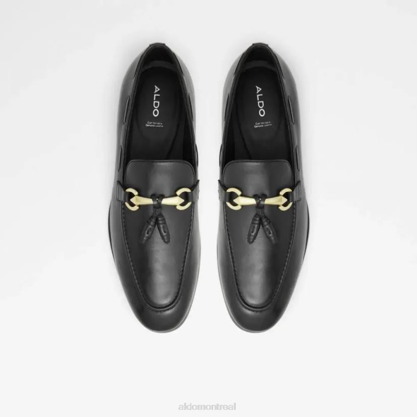 Aldo france chaussures homme VD8R5573 Aldo mocassins à enfiler noir stokhid pour hommes, chaussure habillée, mode
