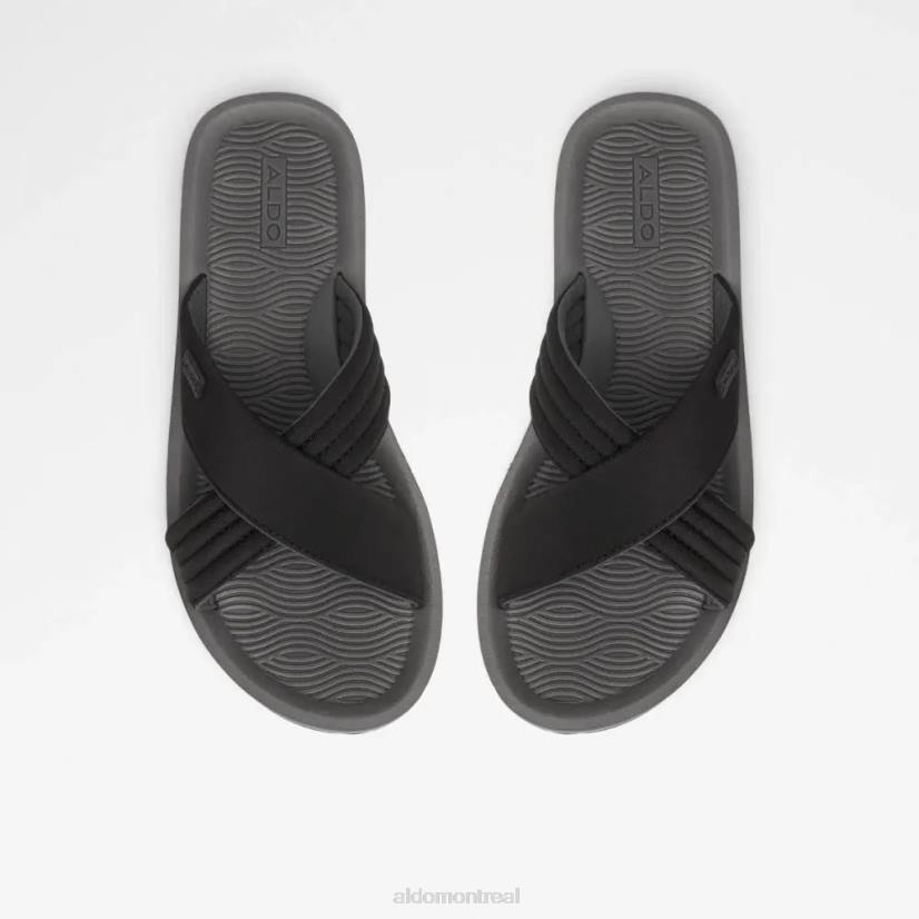 Aldo footwear VD8R6454 Aldo autre-noir mode inderpaul sandale plate pour hommes