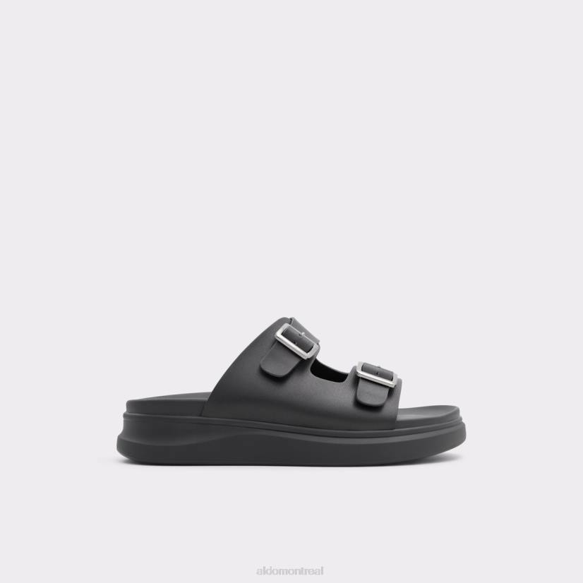 Aldo footwear sale VD8R11080 Aldo sandale à glissière popslide noire mode