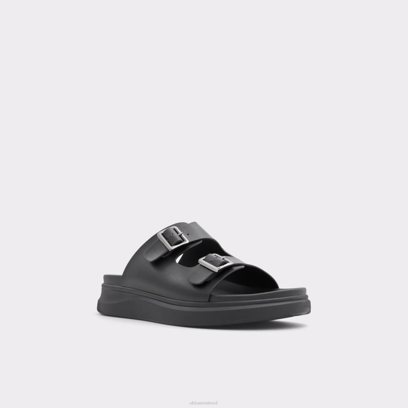 Aldo footwear sale VD8R11080 Aldo sandale à glissière popslide noire mode