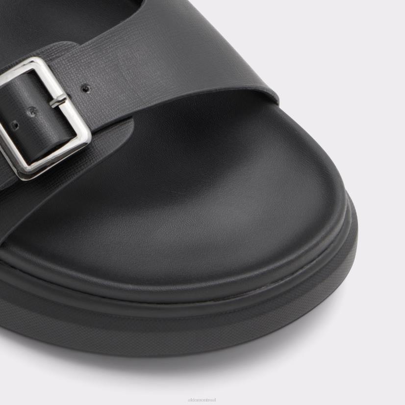 Aldo footwear sale VD8R11080 Aldo sandale à glissière popslide noire mode