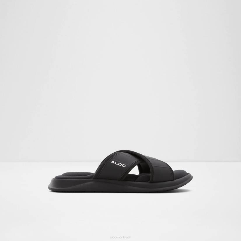 Aldo footwear sale VD8R3000 Aldo sandales plates dossio noires mode