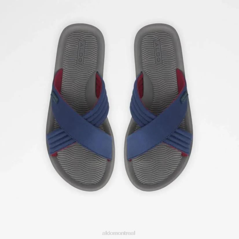 Aldo footwear sale VD8R5615 Aldo inderpaul sandales plates décontractées pour hommes mode marine
