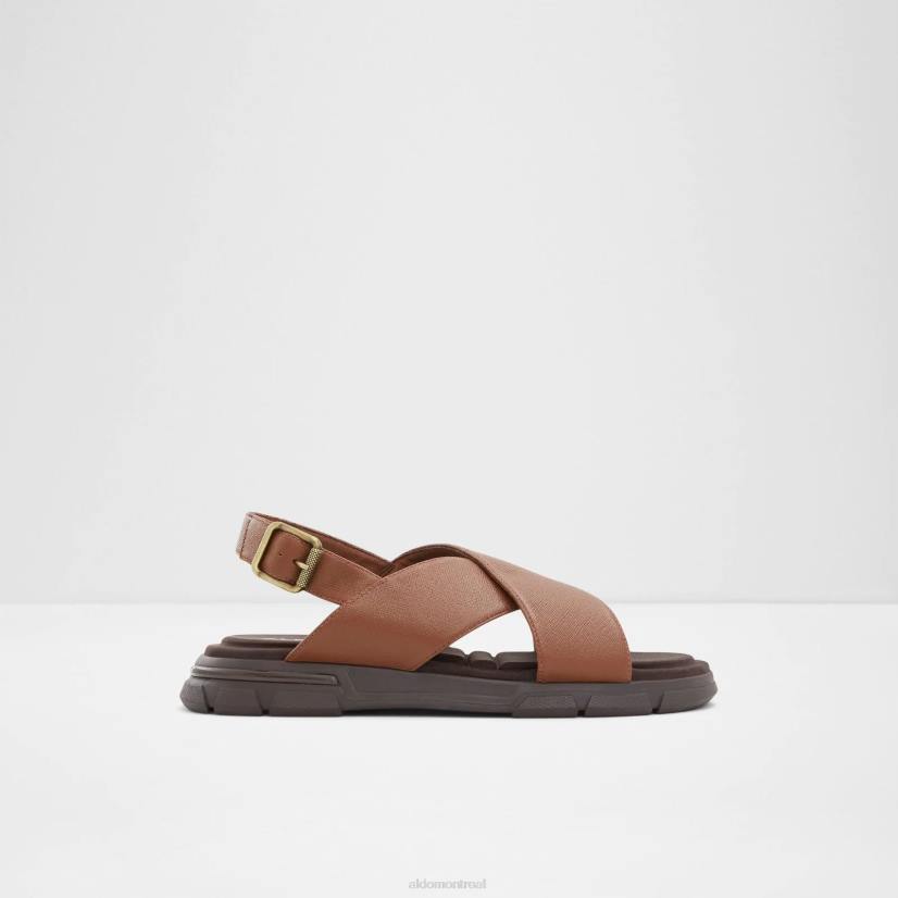 Aldo france VD8R3006 Aldo sandales plates fashion strappo marron