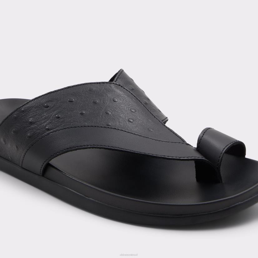 Aldo france chaussures homme VD8R4638 Aldo sandale à glissière mode roelands noir