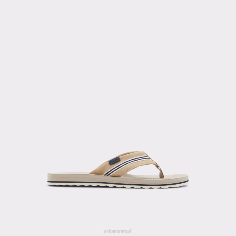 Aldo france chaussures homme VD8R4648 Aldo tongs marron burges à la mode