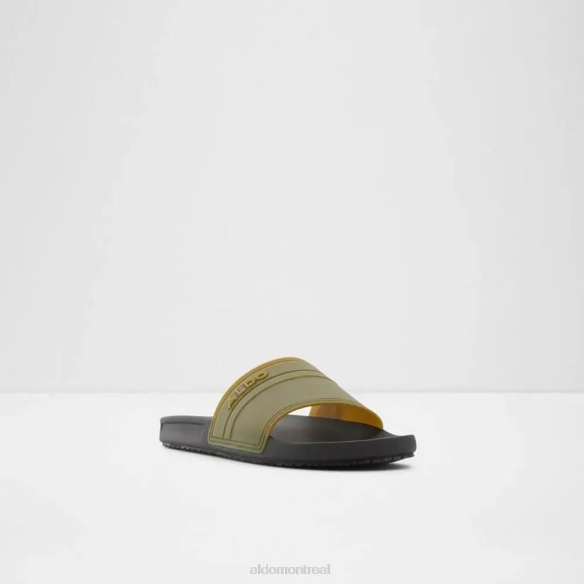 Aldo france chaussures homme VD8R5593 Aldo sandale à glissière pour hommes kaki fashion dinmore