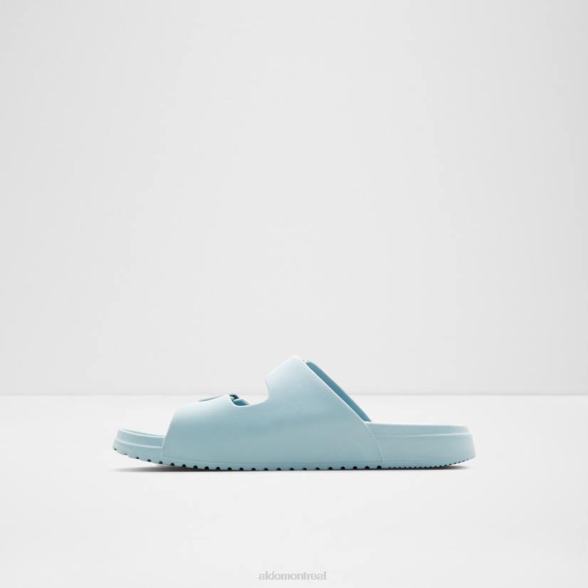 Aldo france sac VD8R11122 Aldo Sandale à glissière hideo en caoutchouc synthétique bleu à la mode