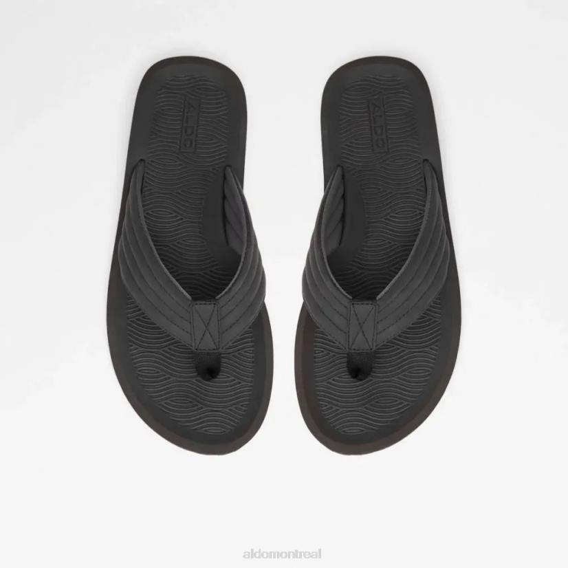 Aldo france sac VD8R5617 Aldo proicien sandale tong plate homme mode noir