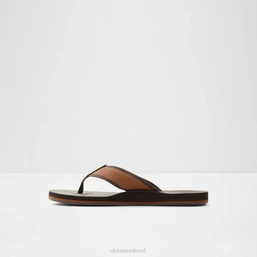 Aldo france sac VD8R6452 Aldo sandale tong à enfiler pour hommes cognac orest