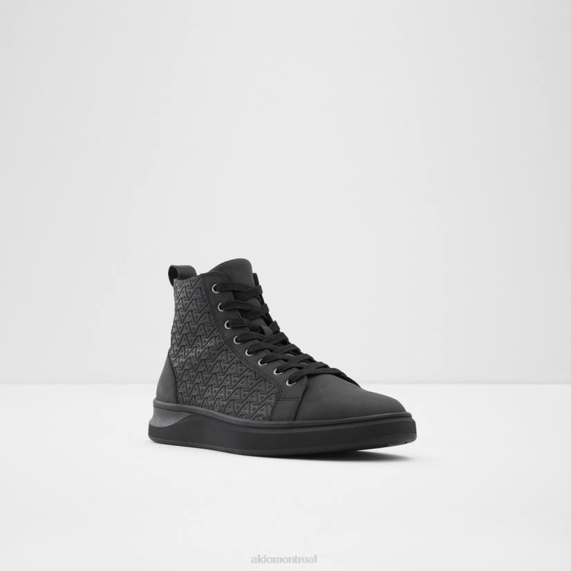 Aldo france chaussures homme VD8R11163 Aldo baskets montantes noires Mirardo à la mode