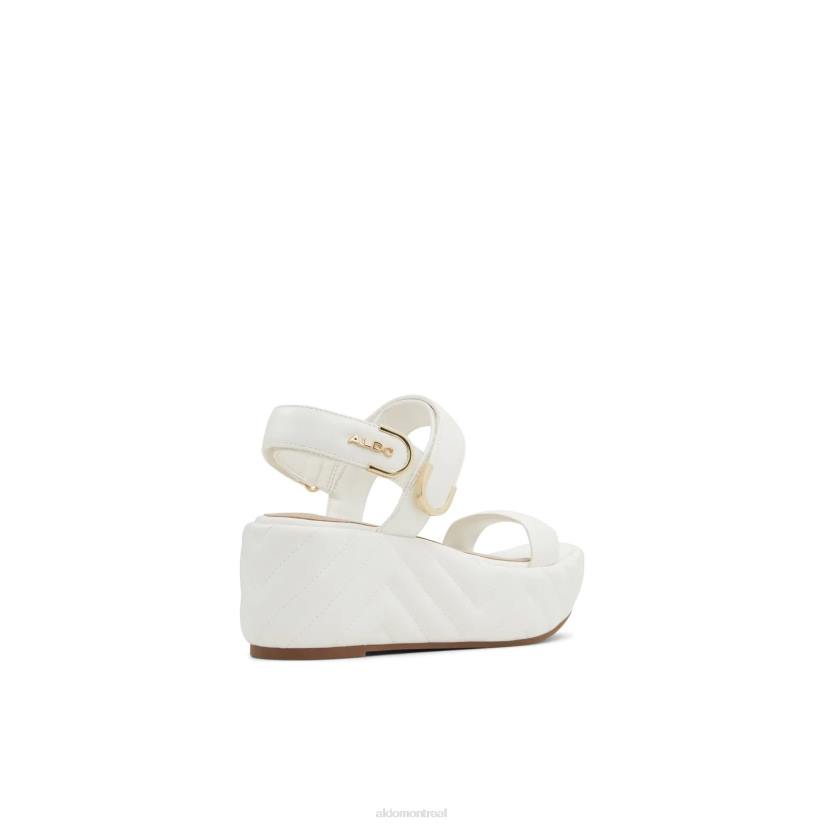 Aldo footwear sale VD8R2420 Aldo eroellan sandales compensées mode blanc