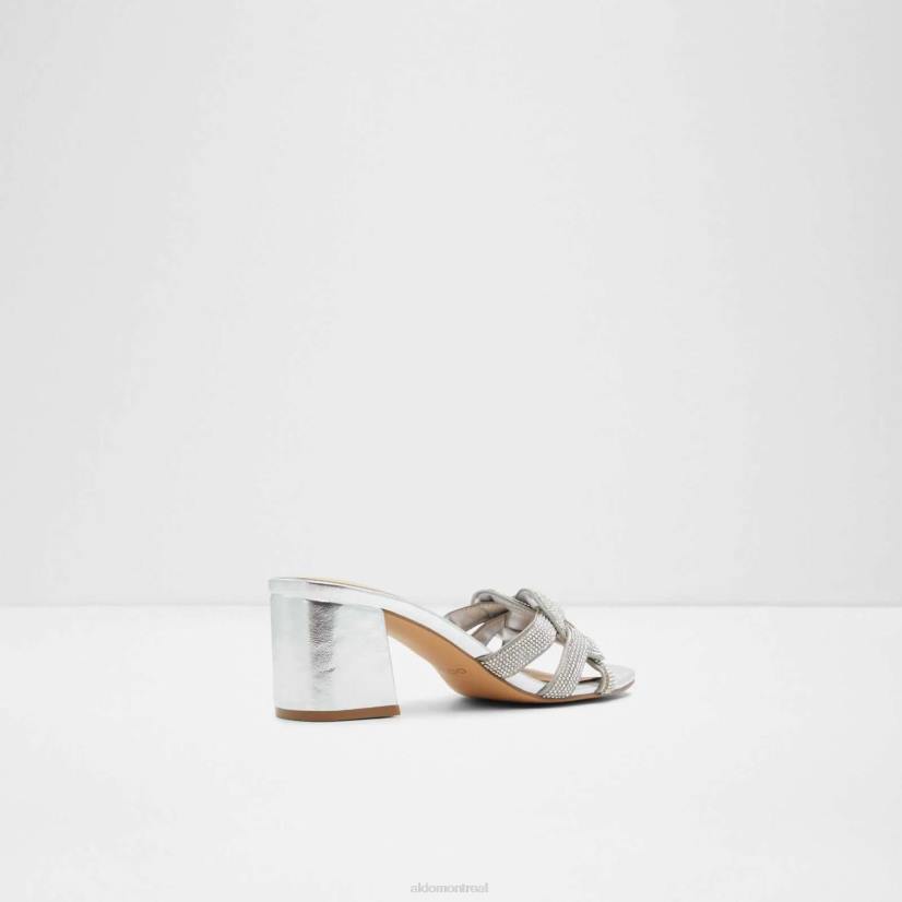 Aldo france sac VD8R2427 Aldo sandales à talons grandioses à enfiler argent mode